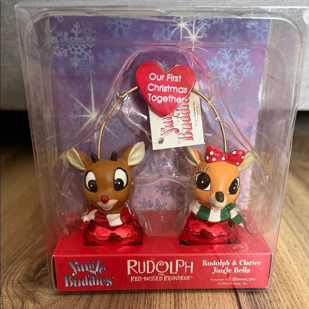 NEW 2004 Jingle Buddies Ornament Rudolph & Clarice Our First Christmas Together